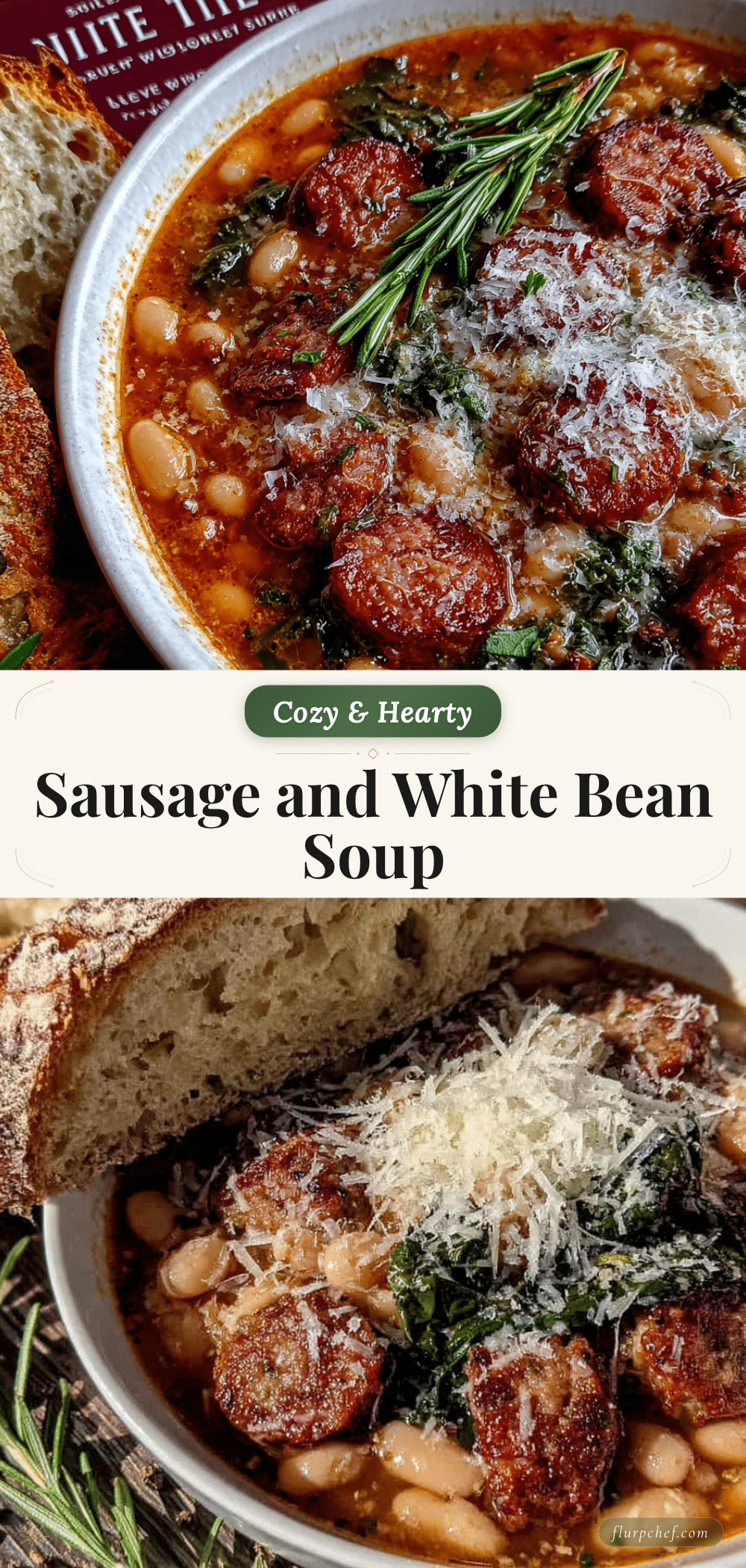 cozy sausage and white bean soup recipe