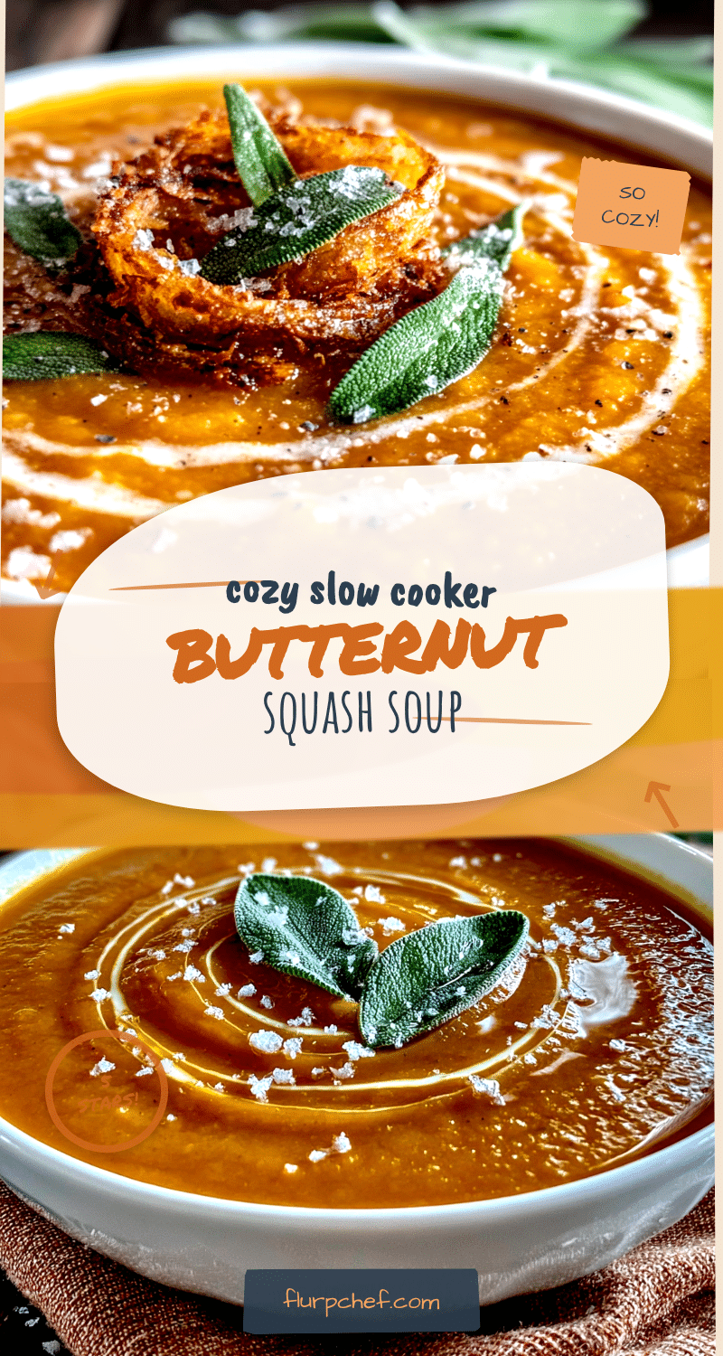 cozy slow cooker butternut squash soup recipe