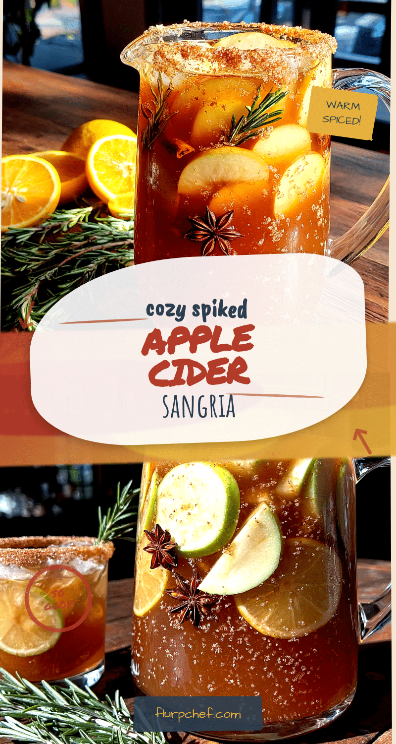 cozy spiked apple cider sangria recipe