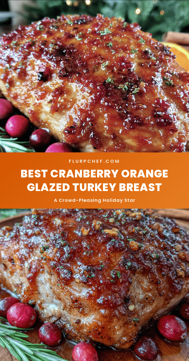 cranberry orange glazed turkey breast recipe