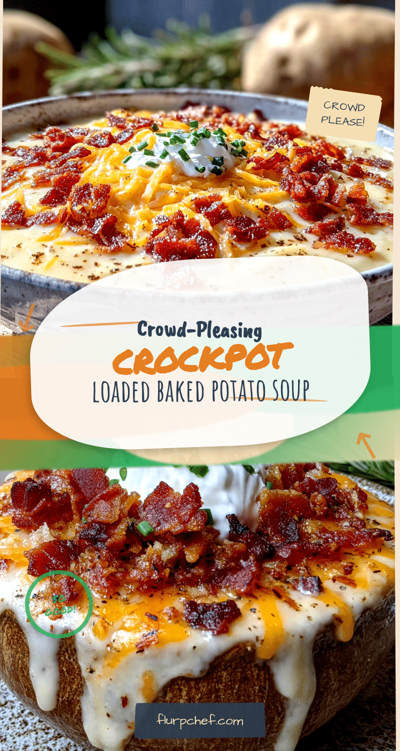 crockpot loaded baked potato soup recipe
