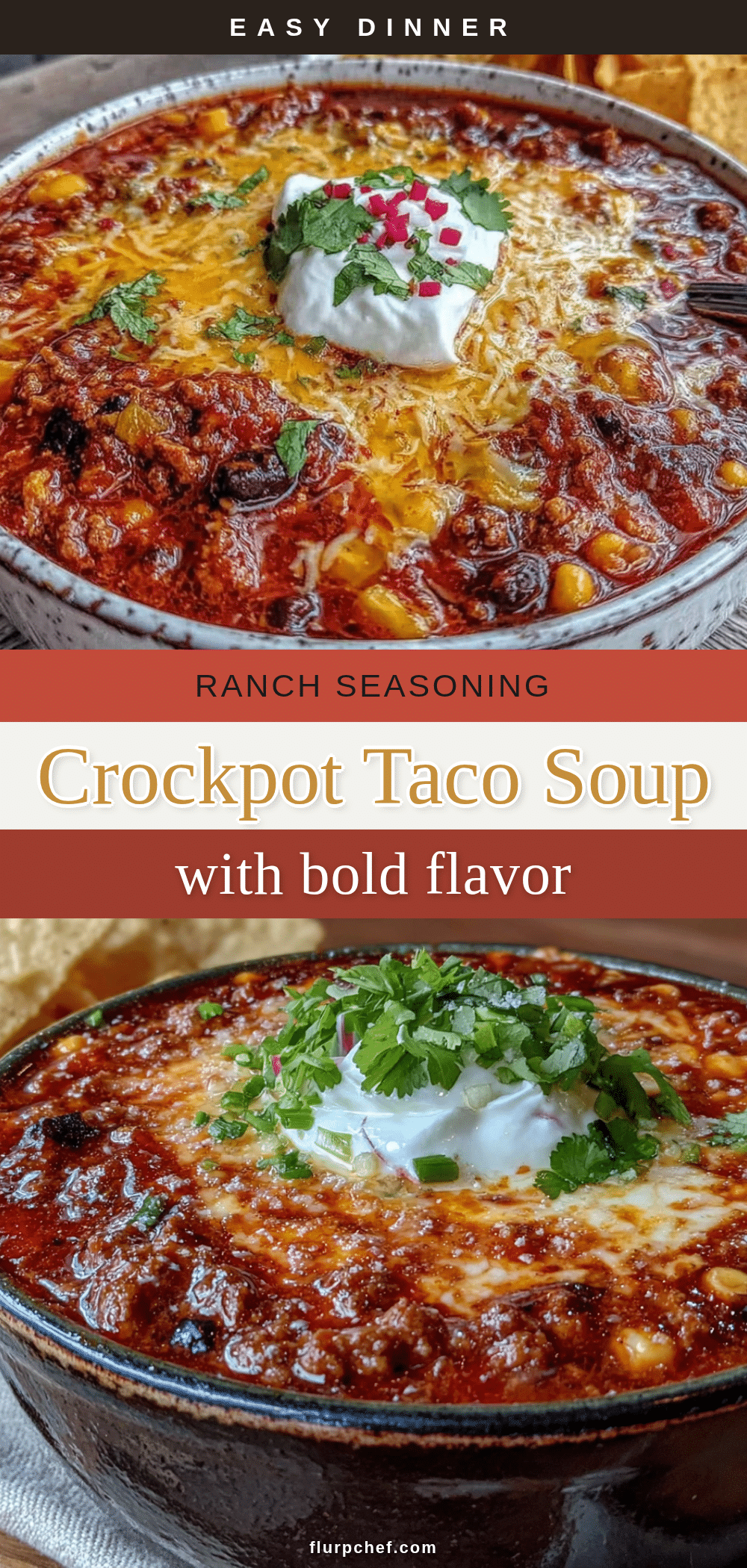 crockpot taco soup with ranch seasoning recipe
