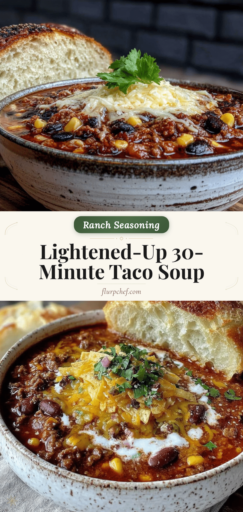 easy 30-minute taco soup with ranch seasoning recipe