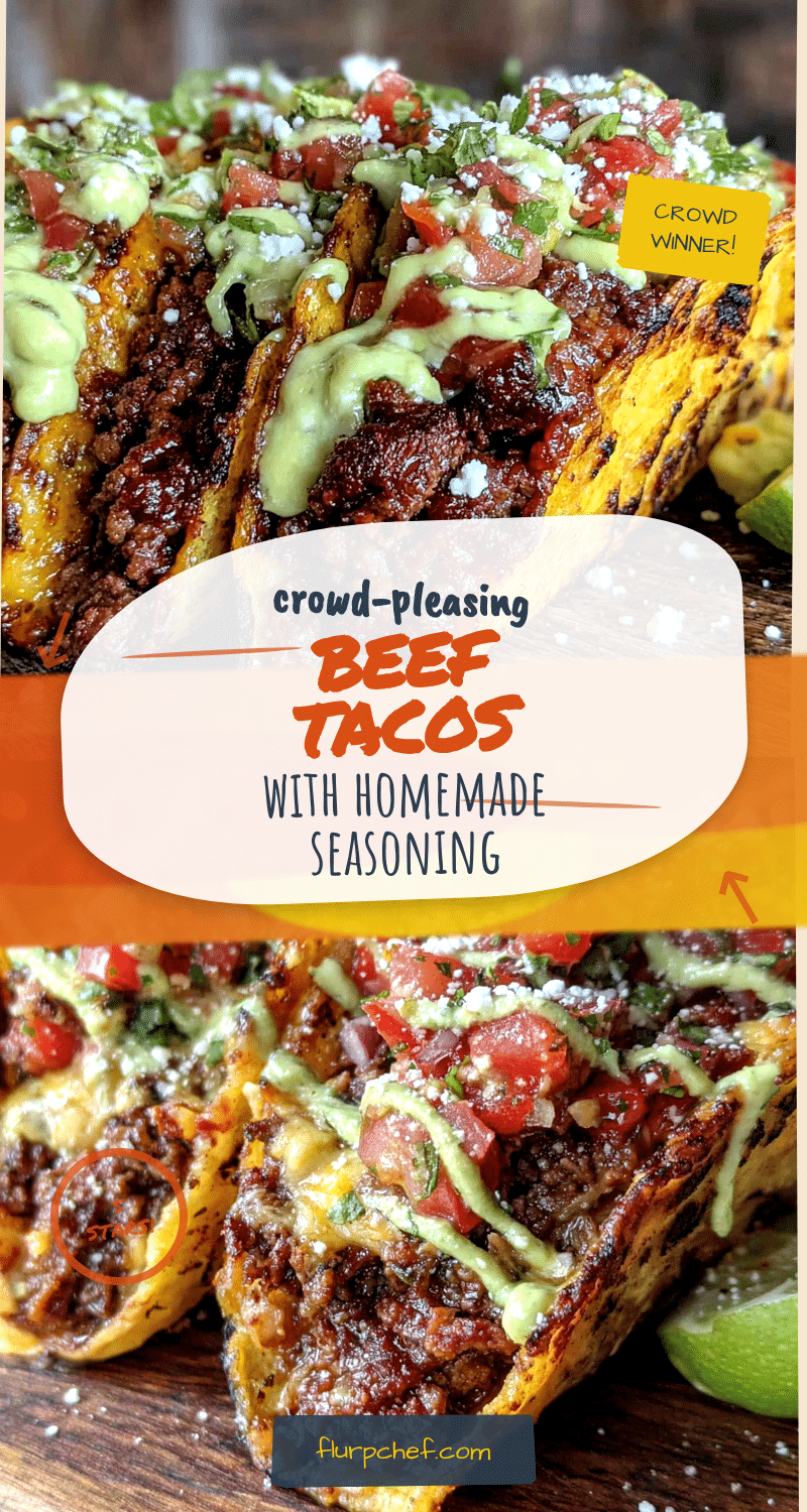 Easy beef tacos with homemade seasoning recipe