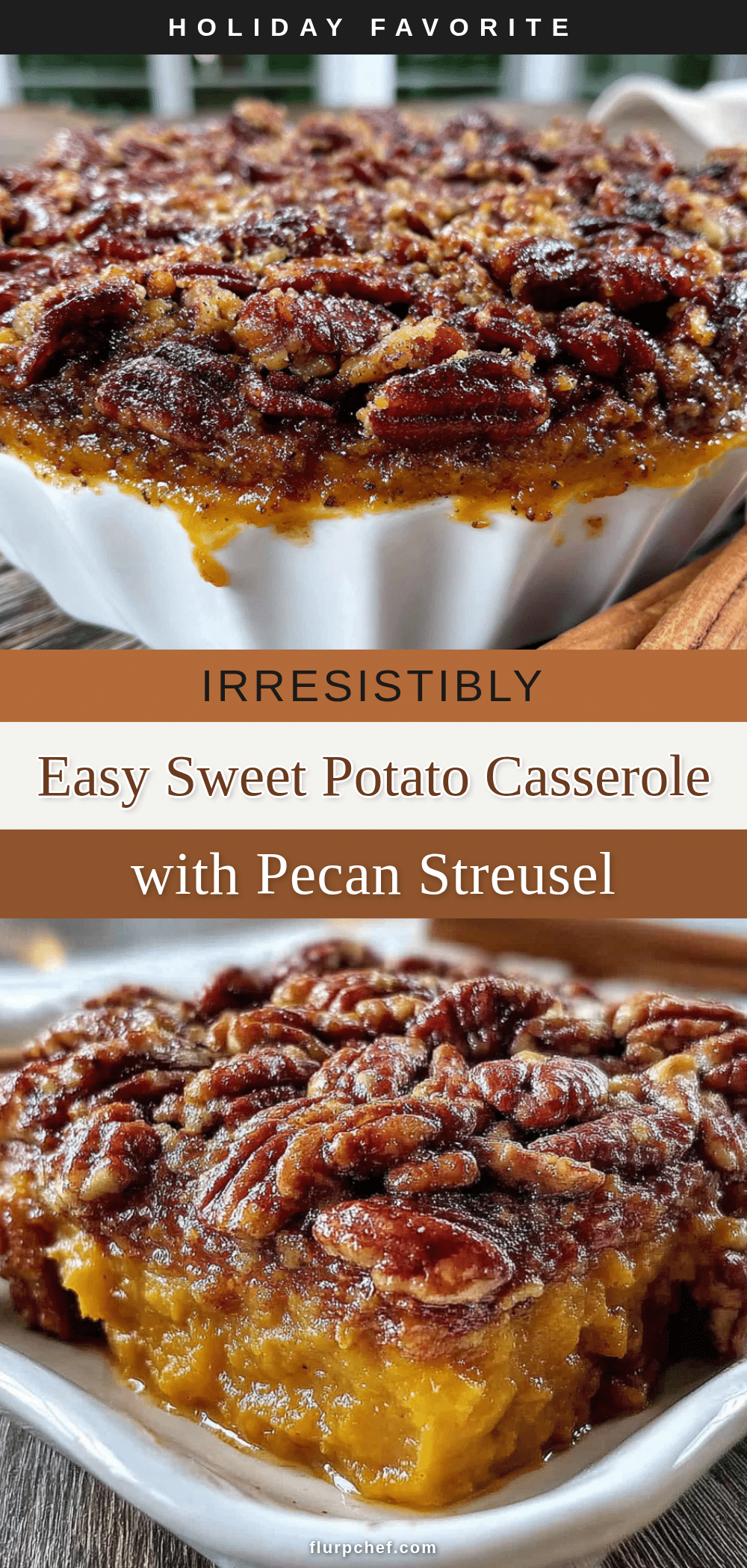 easy sweet potato casserole with pecan streusel recipe