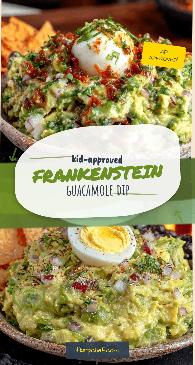 Frankenstein Guacamole Dip recipe