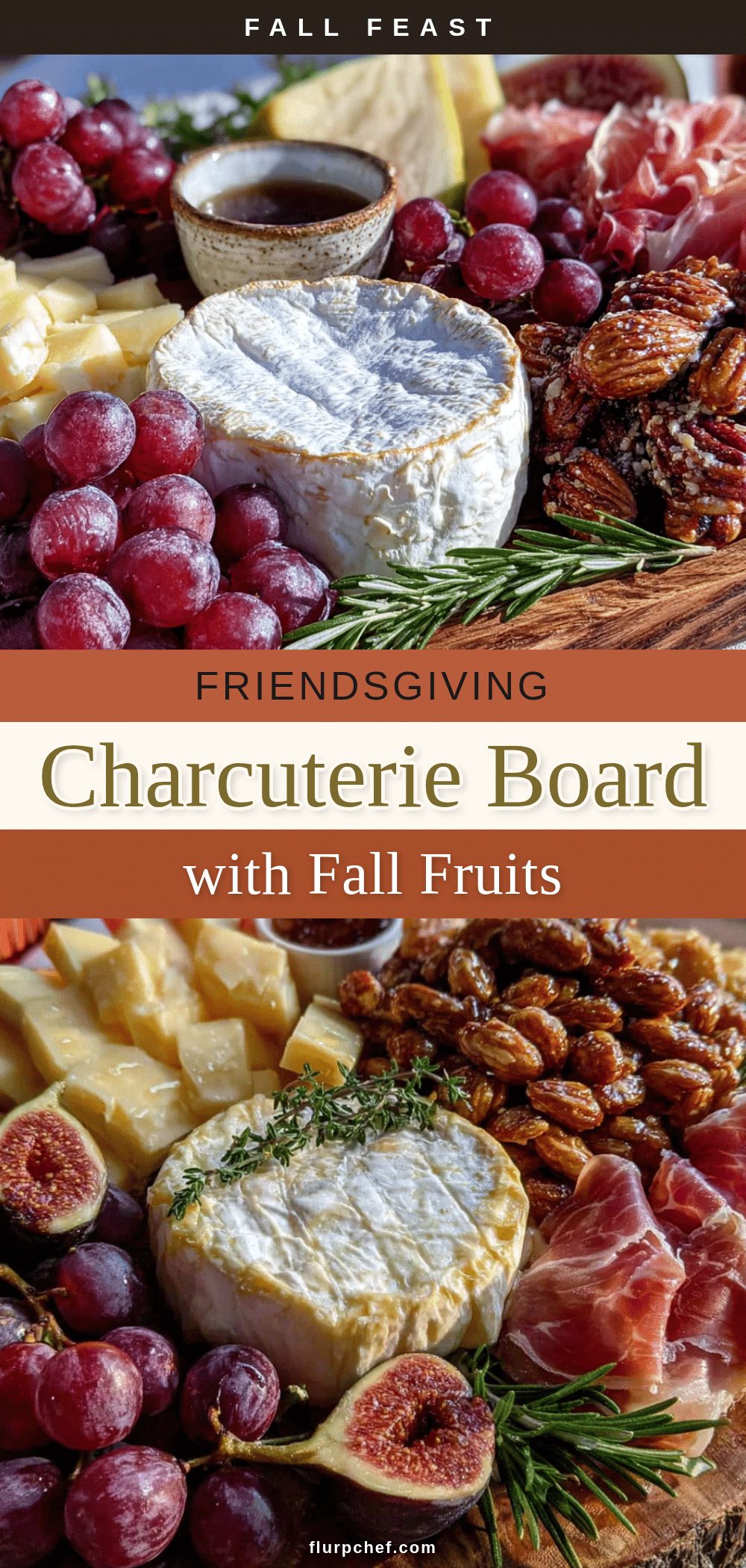 friendsgiving charcuterie board with fall fruits recipe