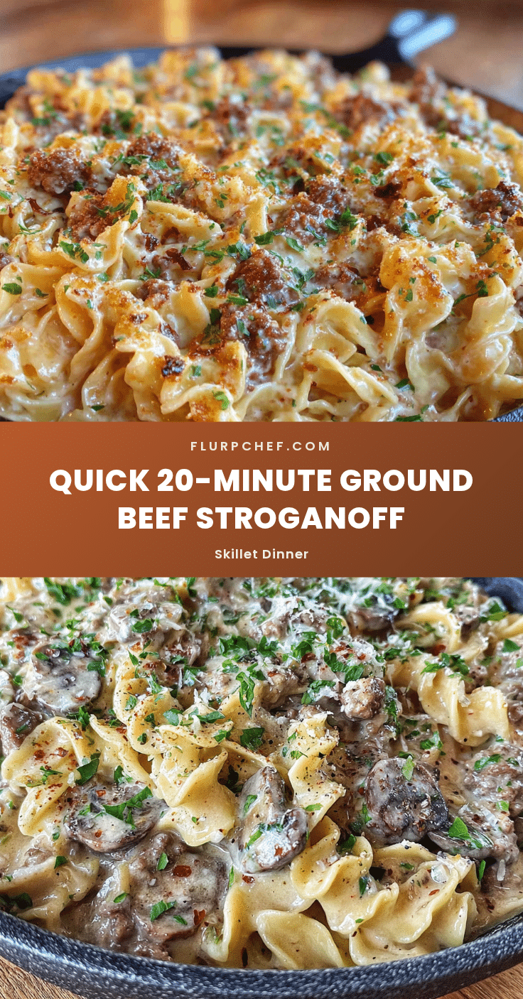 ground beef stroganoff recipe