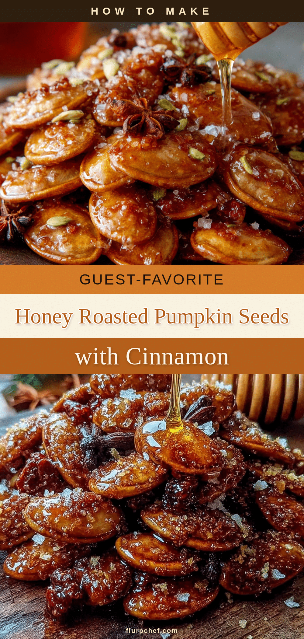 honey roasted pumpkin seeds with cinnamon recipe