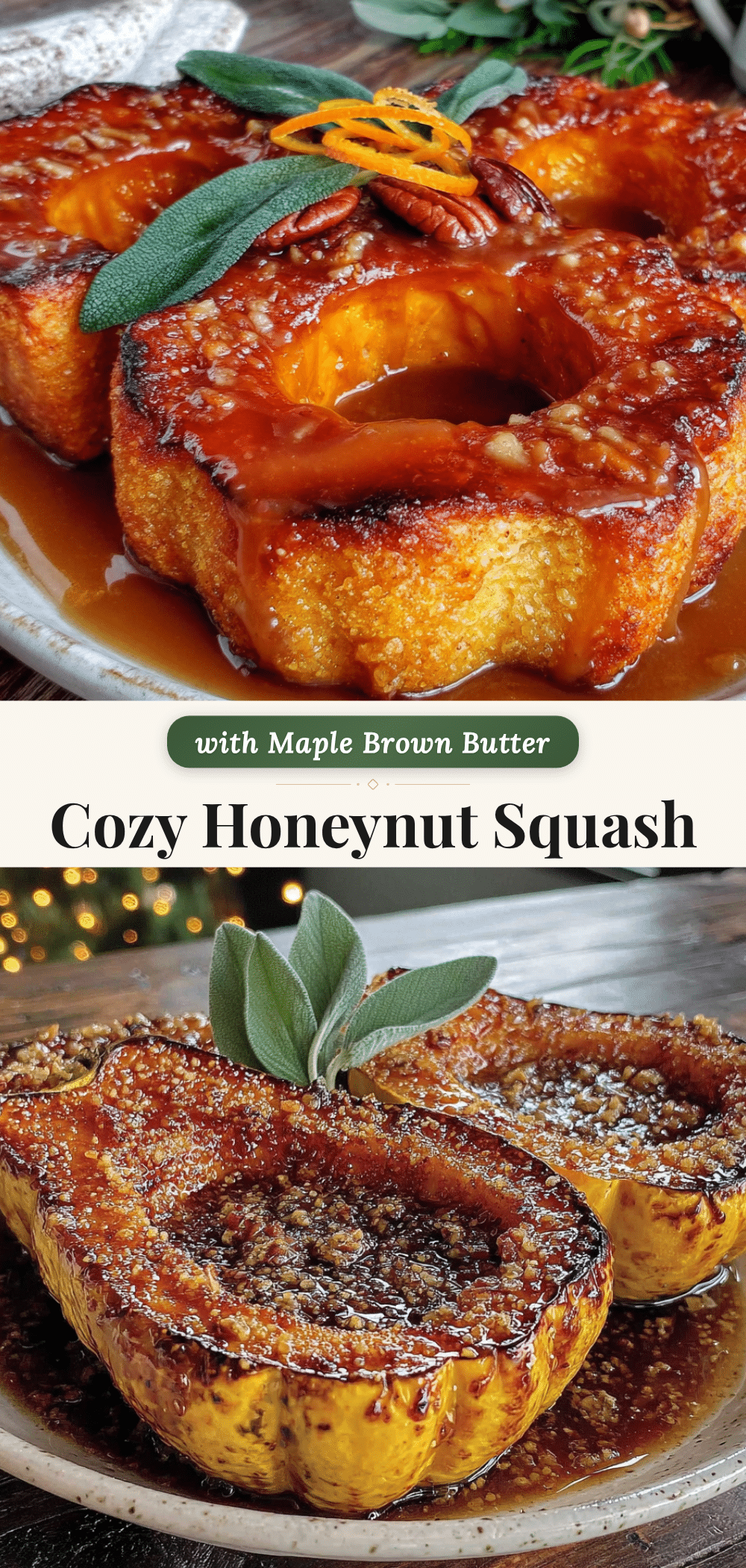 honeynut squash with maple brown butter recipe