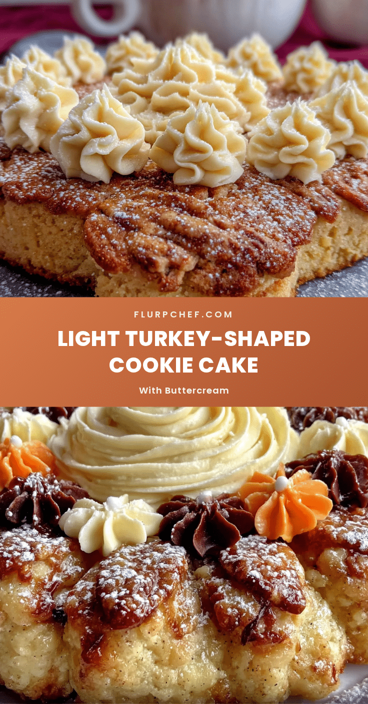 light turkey cookie cake recipe