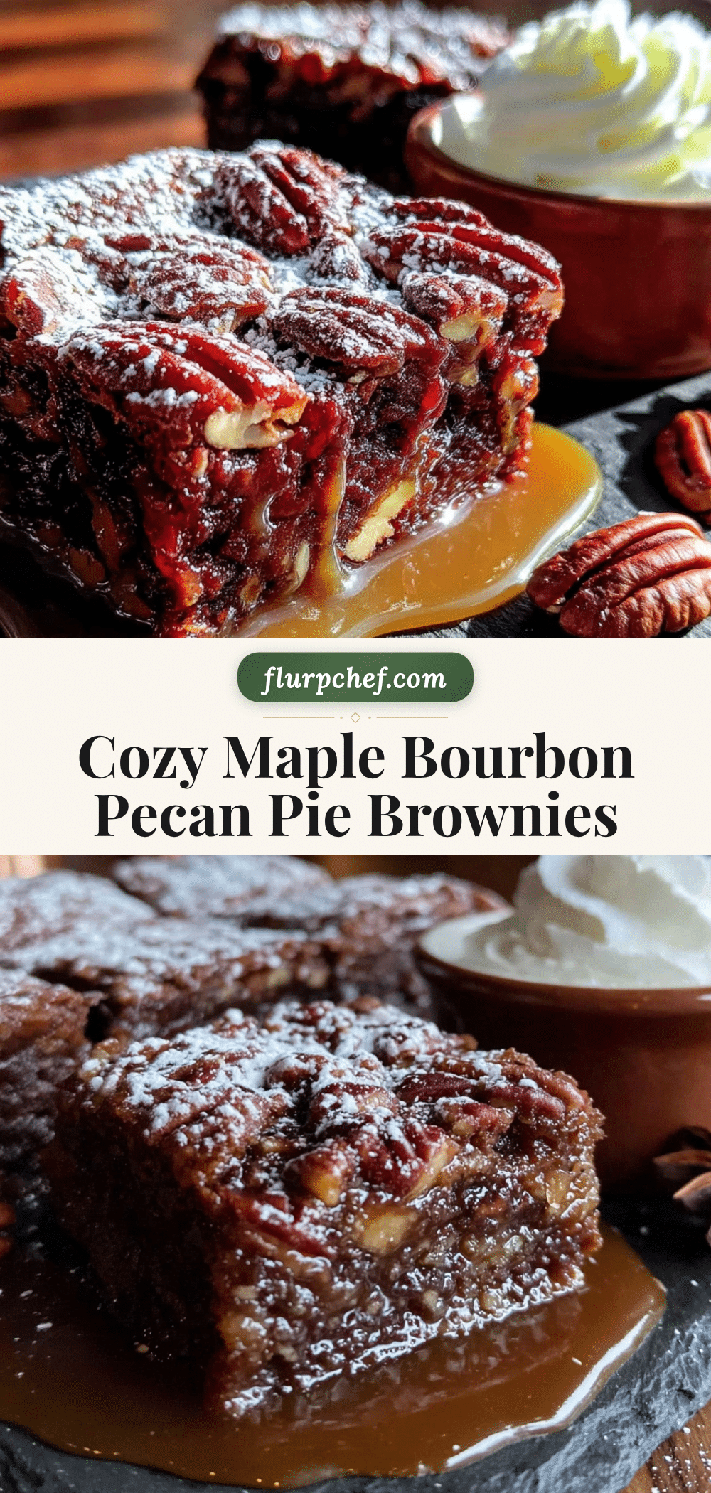 maple bourbon pecan pie brownies recipe