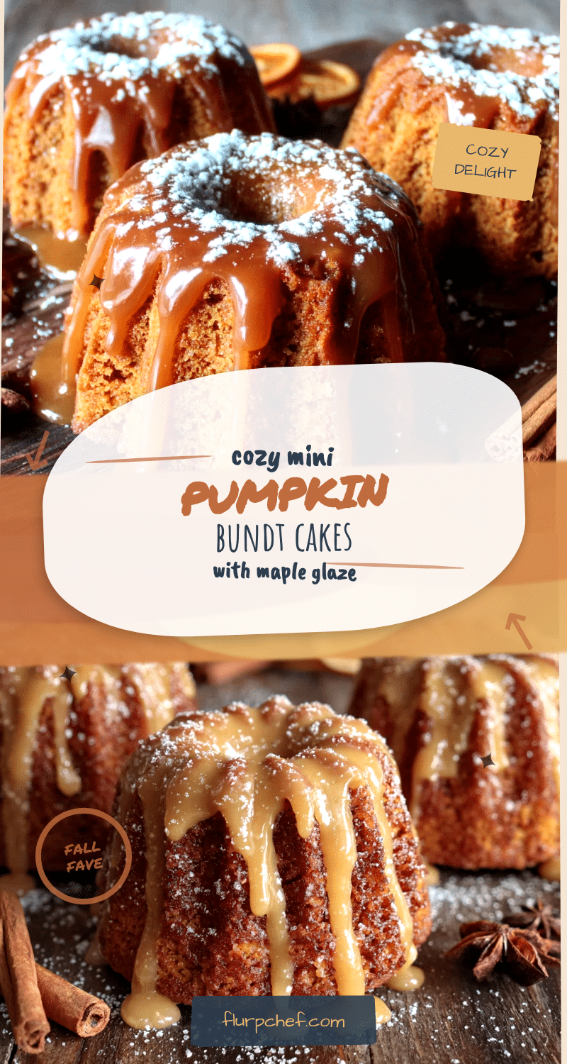 mini pumpkin bundt cakes with maple glaze recipe