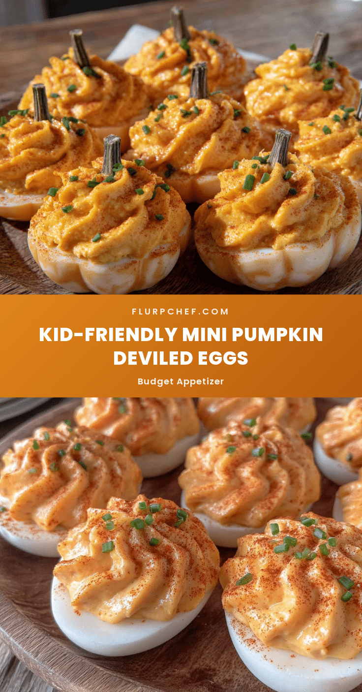 mini pumpkin deviled eggs recipe