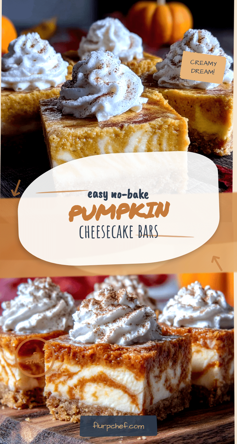 no-bake pumpkin cheesecake bars recipe