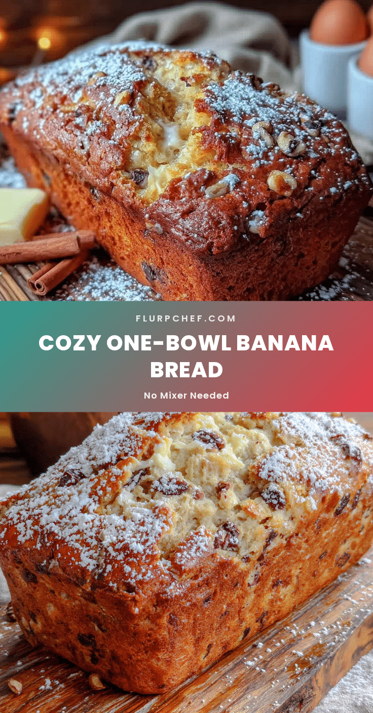 one-bowl banana bread recipe