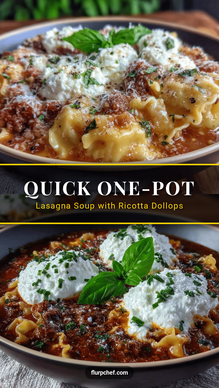 one pot lasagna soup recipe