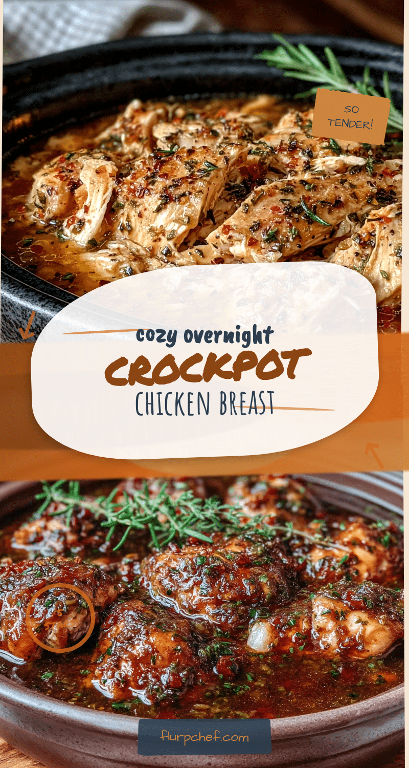 overnight crockpot chicken breast recipe