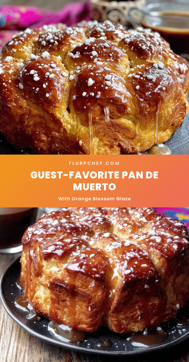 Pan de Muerto with Orange Blossom Glaze recipe