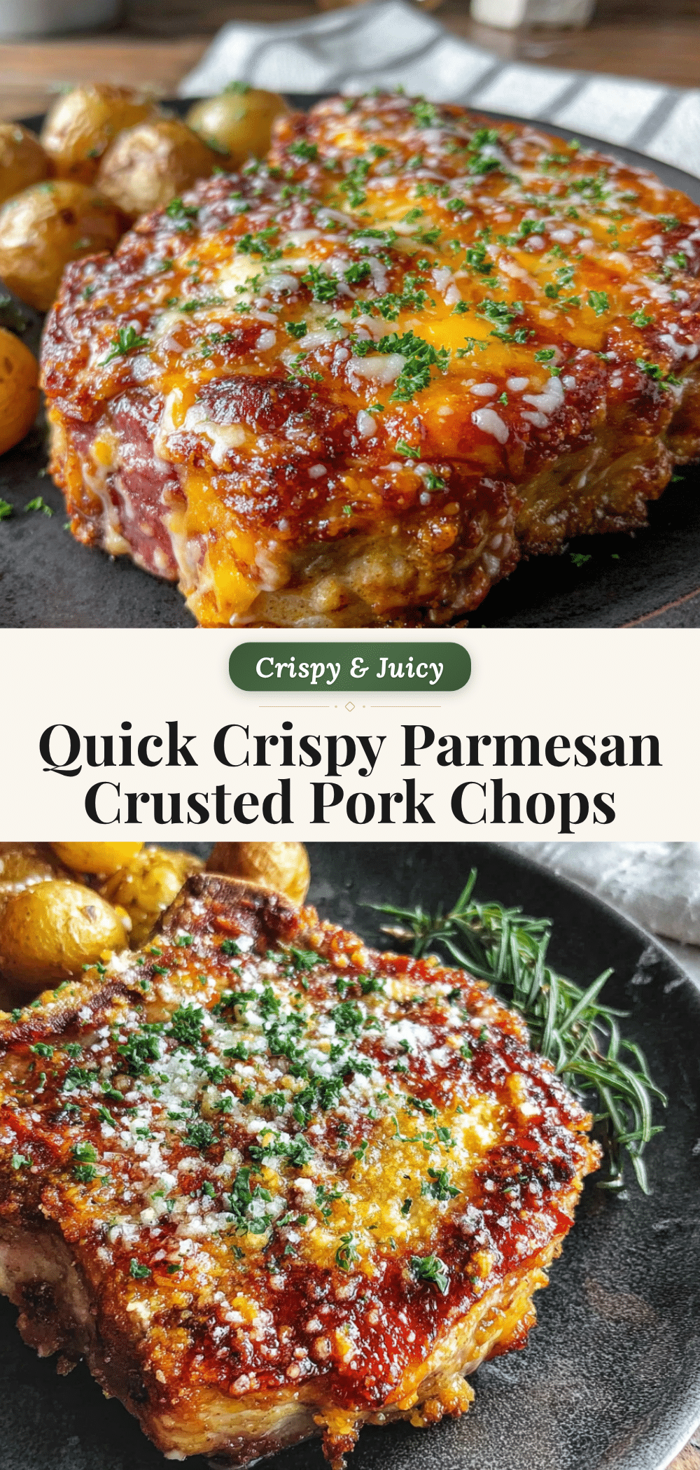 parmesan crusted pork chops recipe