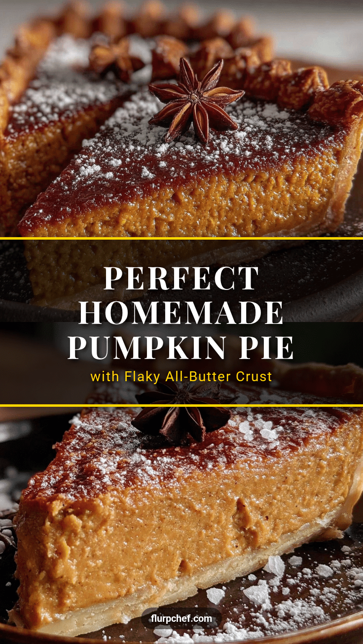 perfect homemade pumpkin pie with flaky butter crust recipe