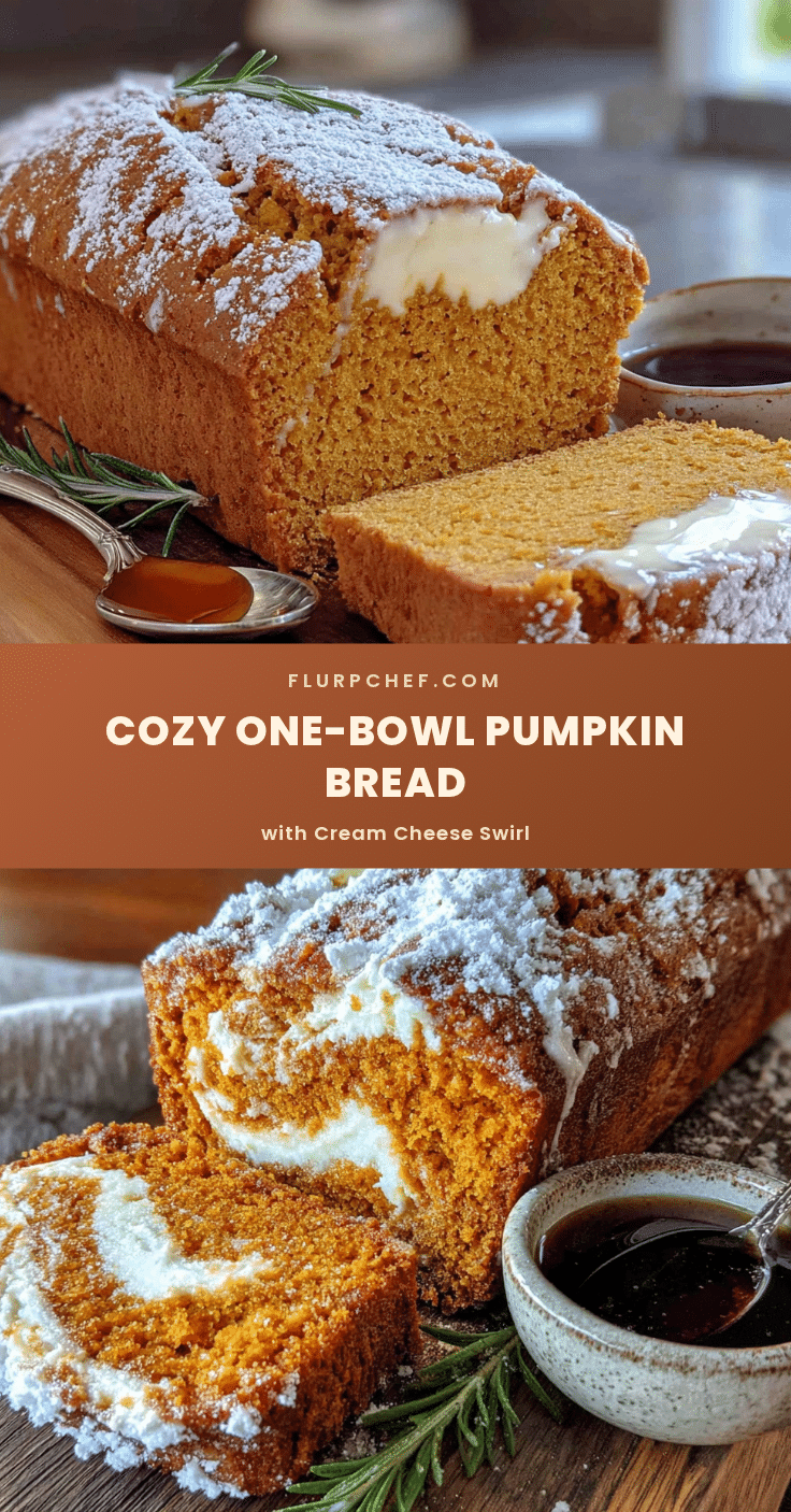 pumpkin bread with cream cheese swirl recipe