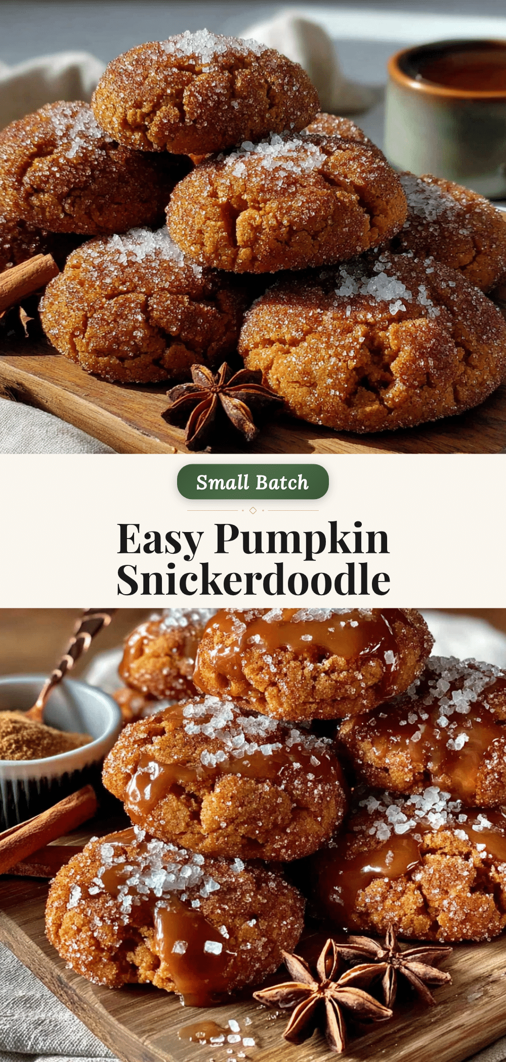 pumpkin snickerdoodle cookies recipe