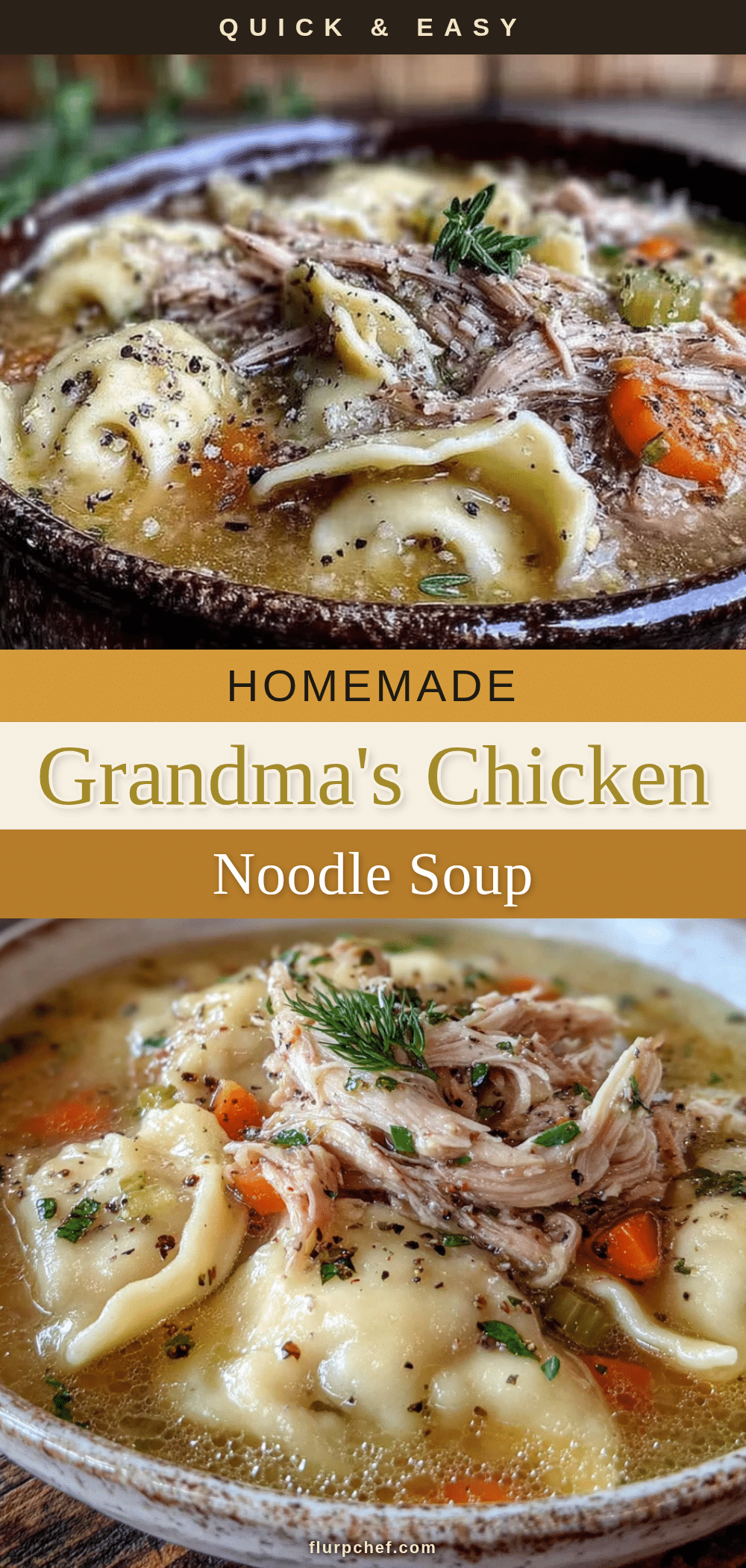 quick chicken noodle soup recipe