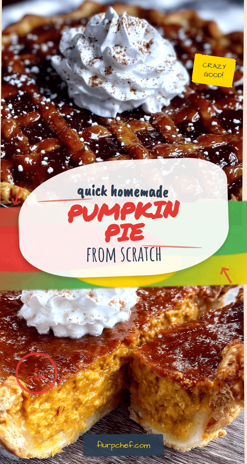 quick homemade pumpkin pie from scratch recipe