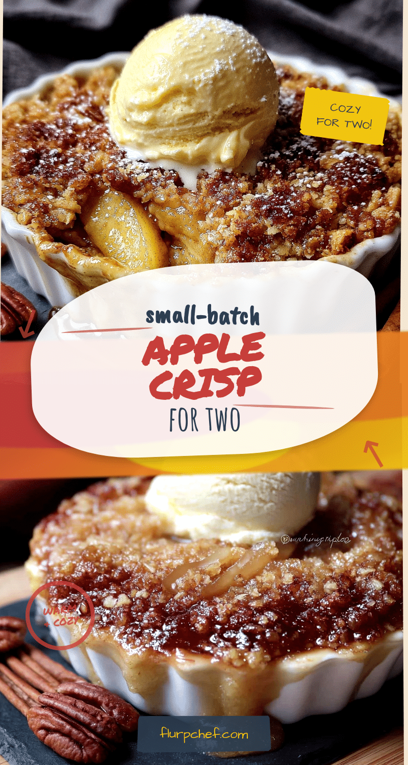 small-batch apple crisp for two recipe
