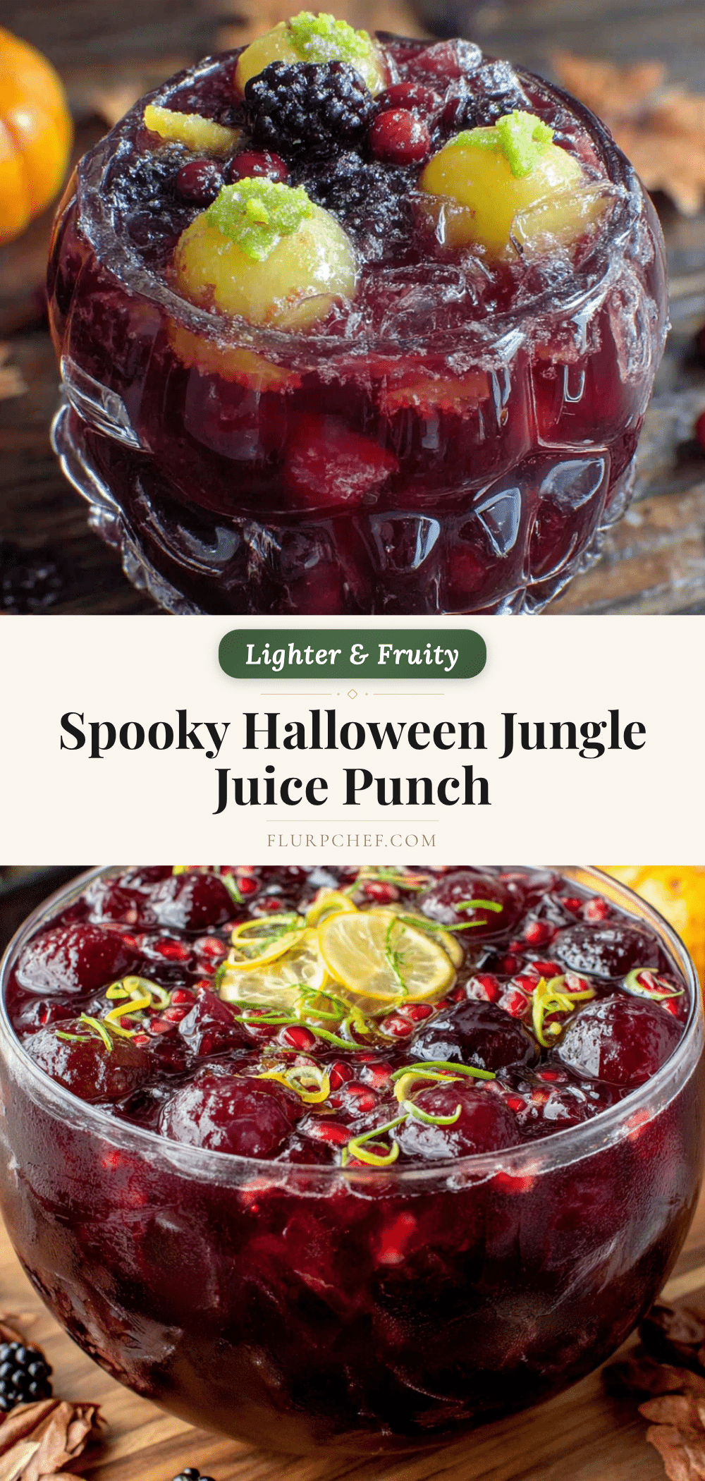 Spooky Halloween Jungle Juice Punch recipe