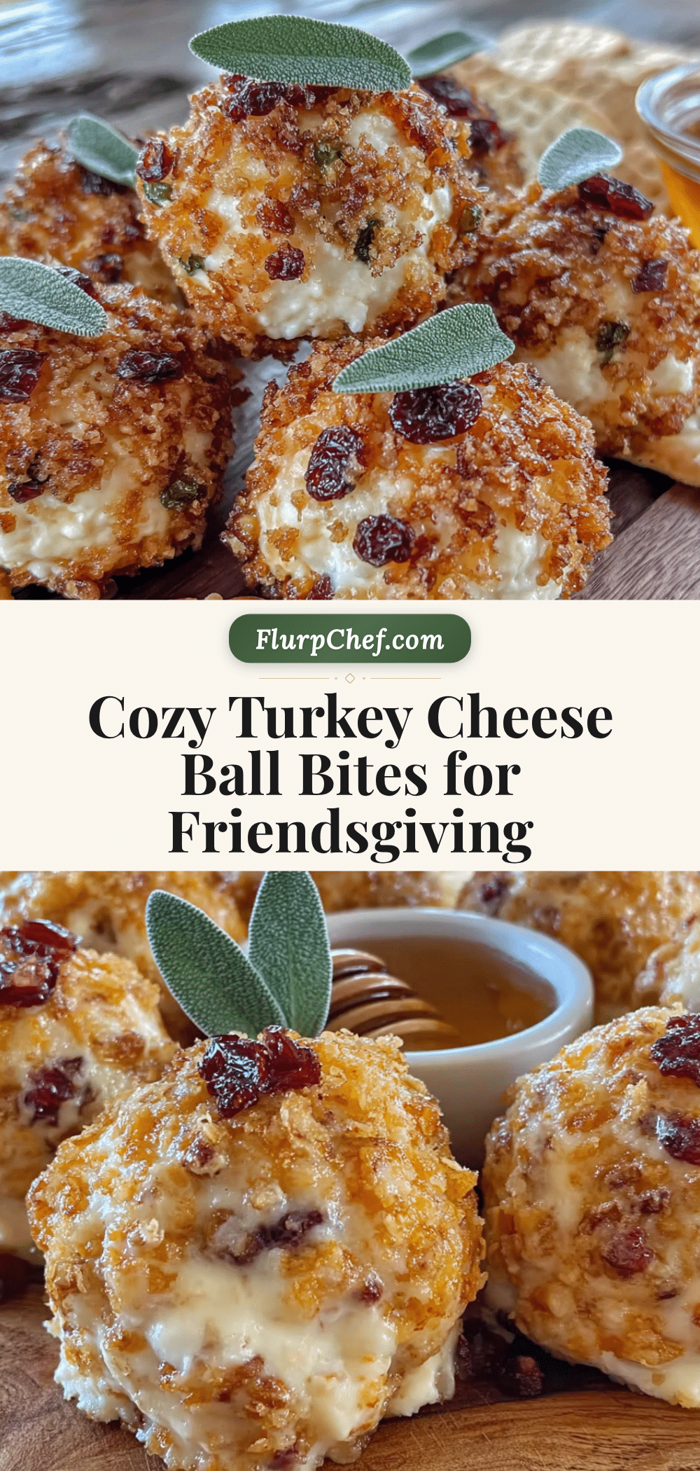 turkey cheese ball bites recipe