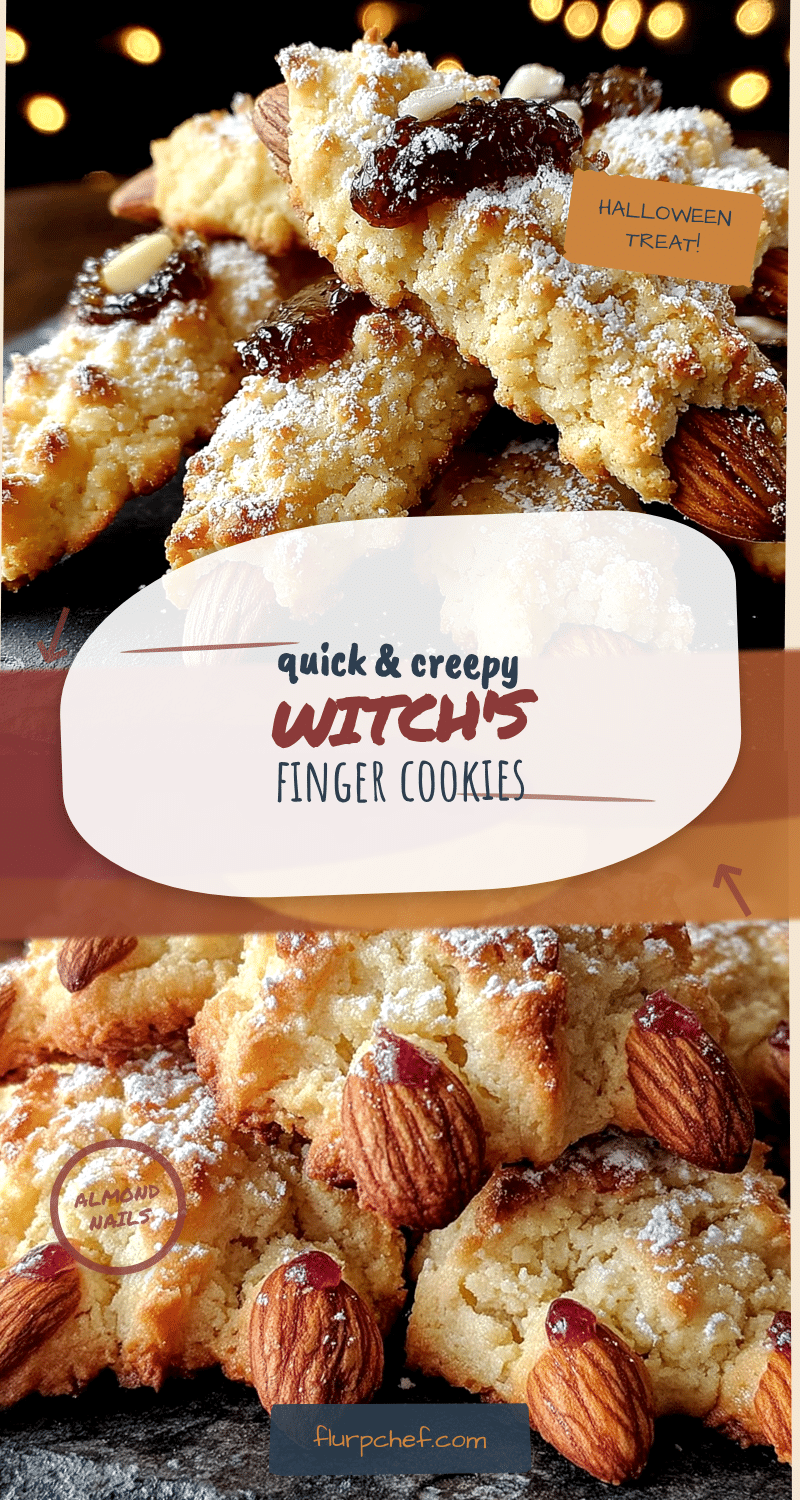 witch finger cookies recipe