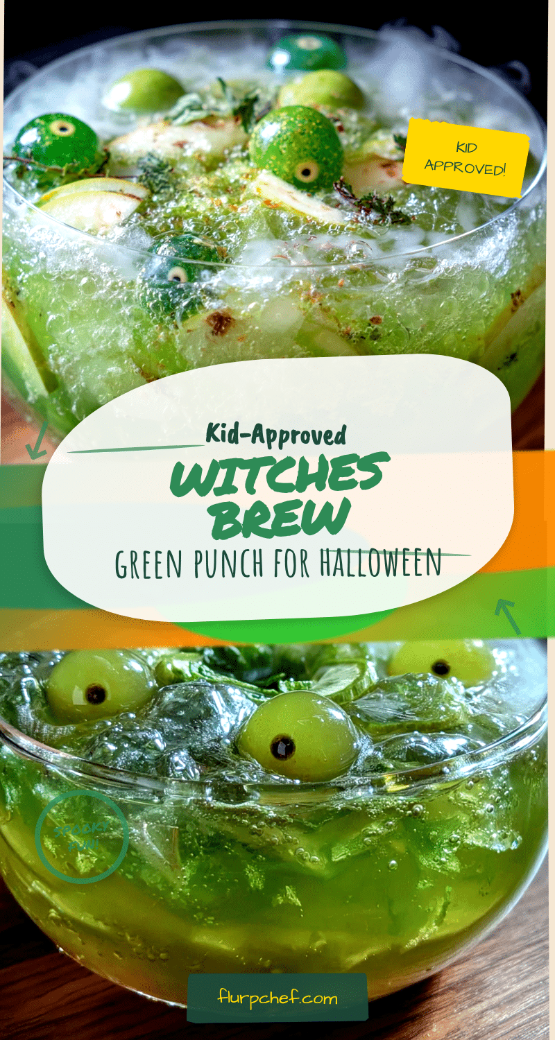 witches brew green punch recipe
