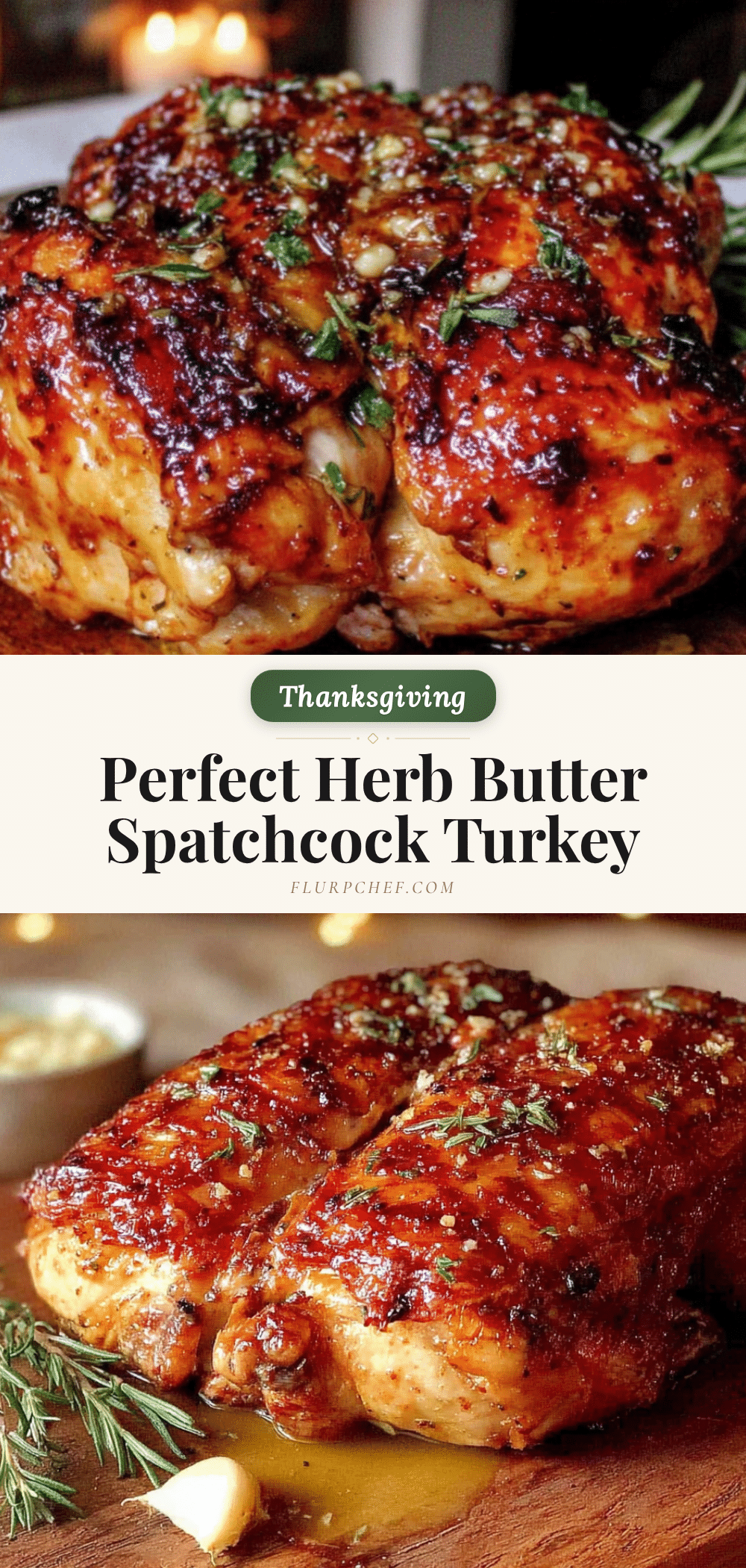 herb butter spatchcock turkey recipe