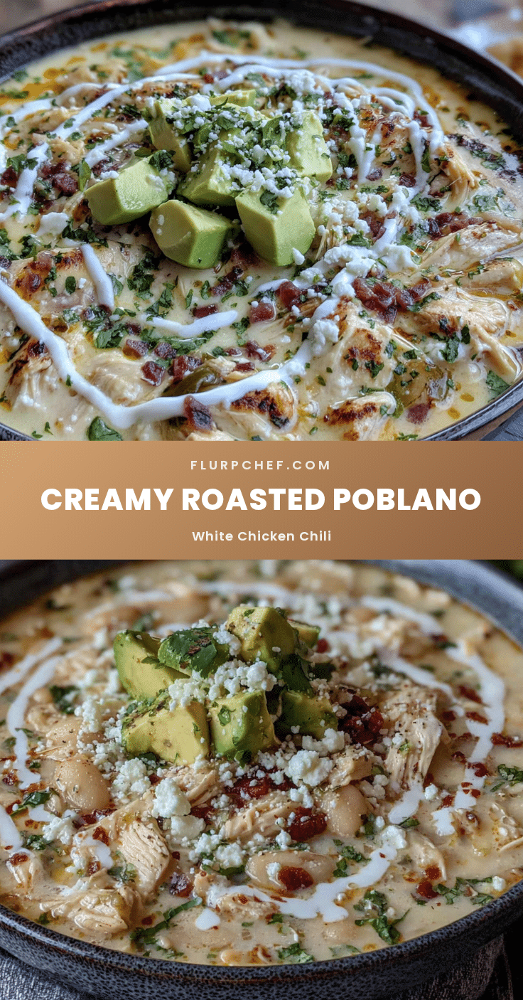 roasted poblano white chicken chili recipe